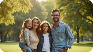 a_cheerful_family_of_four__mother_father_son_and_daughter__standing_together_outdoors_during_a_sunn_pwq48xb21aincwmyz3g2_1